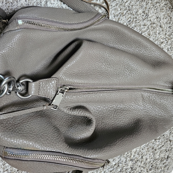 Rebecca Minkoff Gray Leather Backpack - Picture 3 of 4